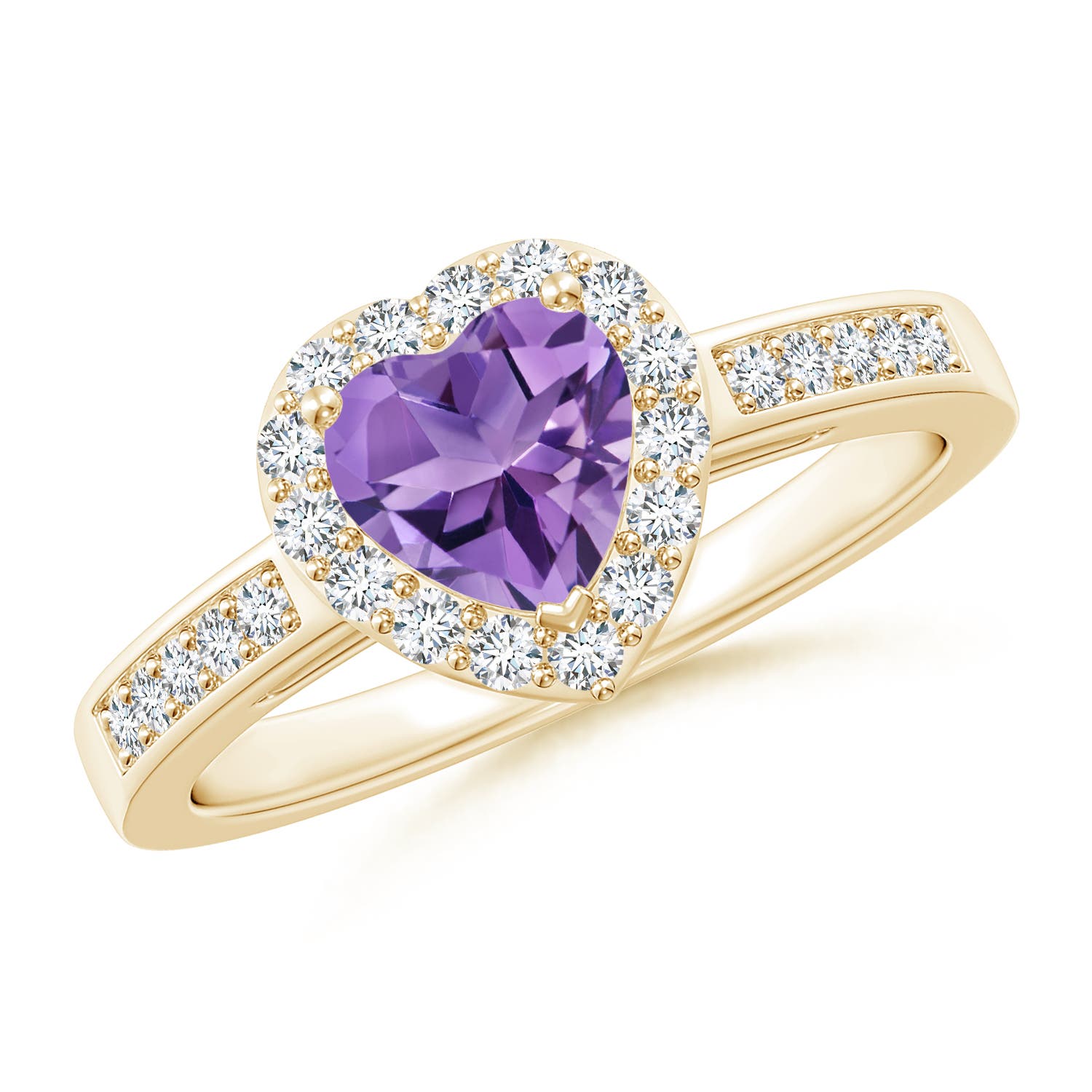 AA - Amethyst / 0.98 CT / 14 KT Yellow Gold