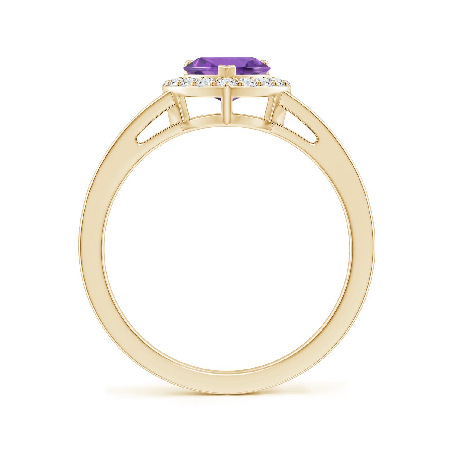 AA - Amethyst / 0.98 CT / 14 KT Yellow Gold