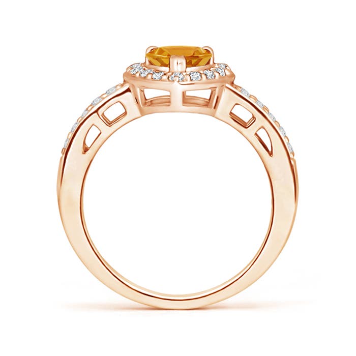 A - Citrine / 0.98 CT / 14 KT Rose Gold