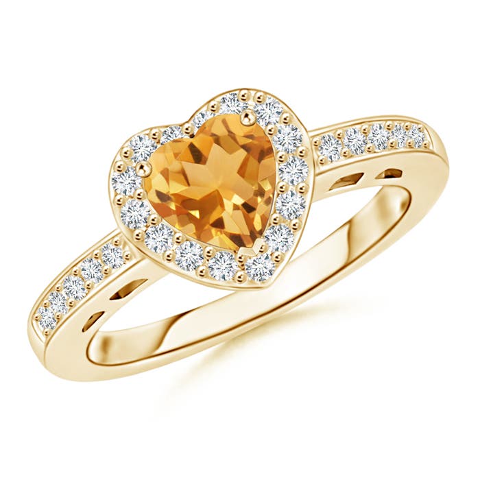 A - Citrine / 0.98 CT / 14 KT Yellow Gold