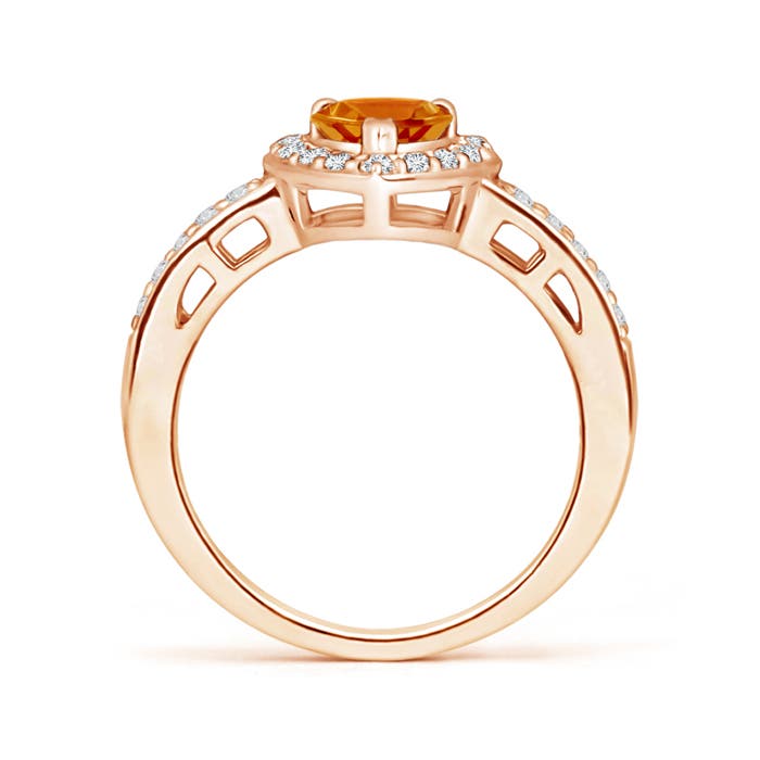 AAA - Citrine / 0.98 CT / 14 KT Rose Gold