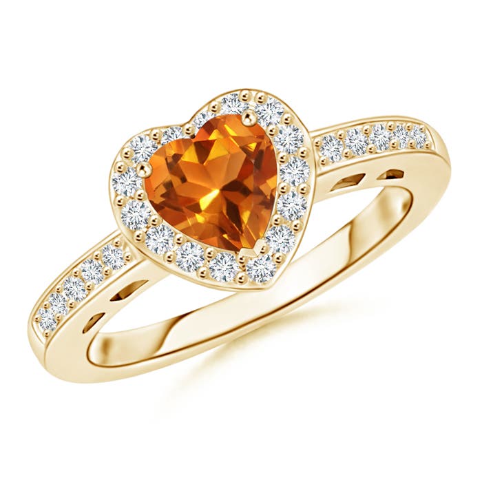 AAAA - Citrine / 0.98 CT / 14 KT Yellow Gold