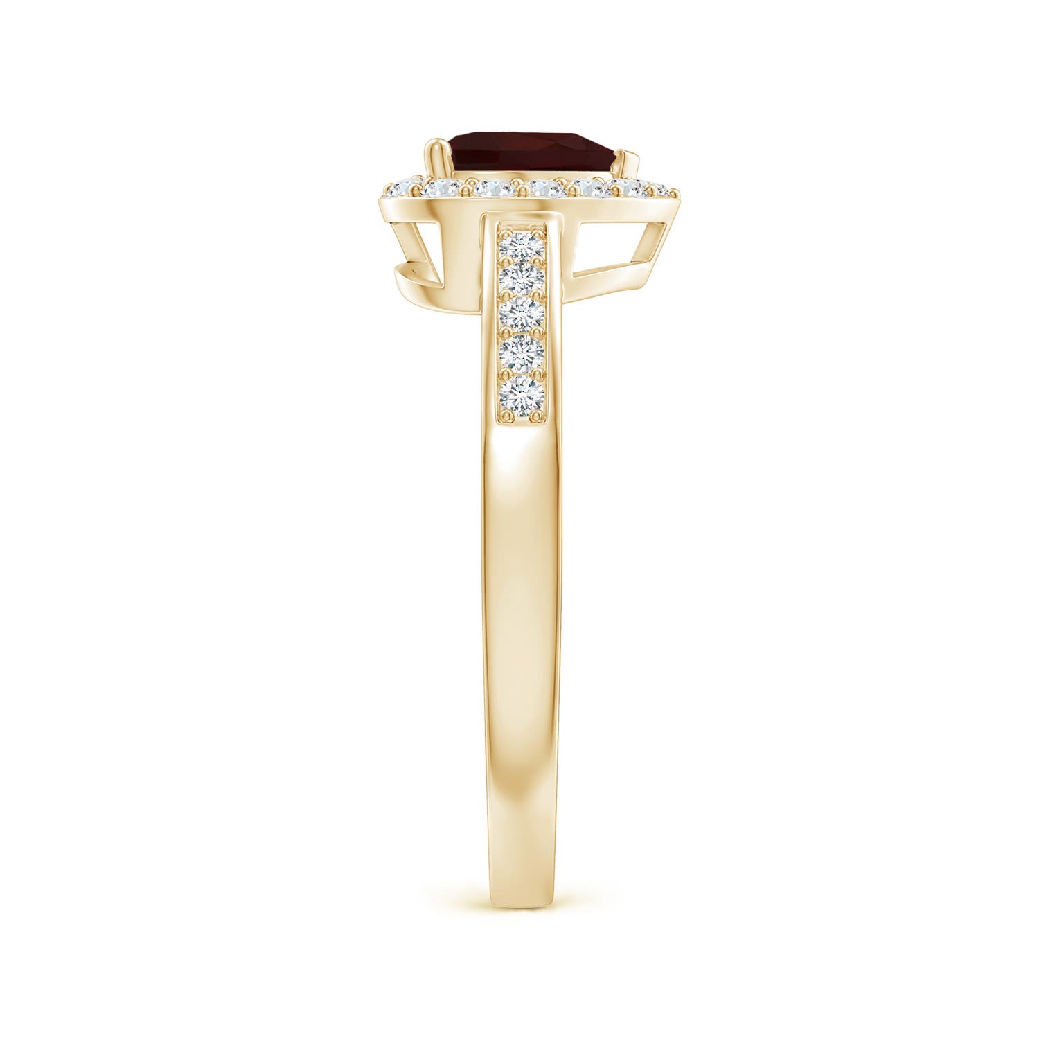 A - Garnet / 1.18 CT / 14 KT Yellow Gold