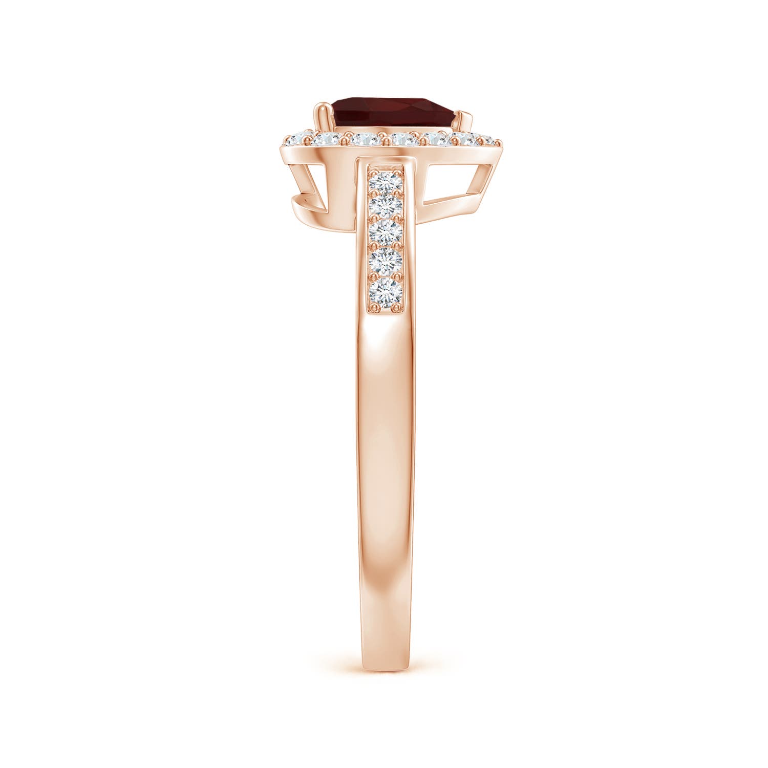 AA - Garnet / 1.18 CT / 14 KT Rose Gold