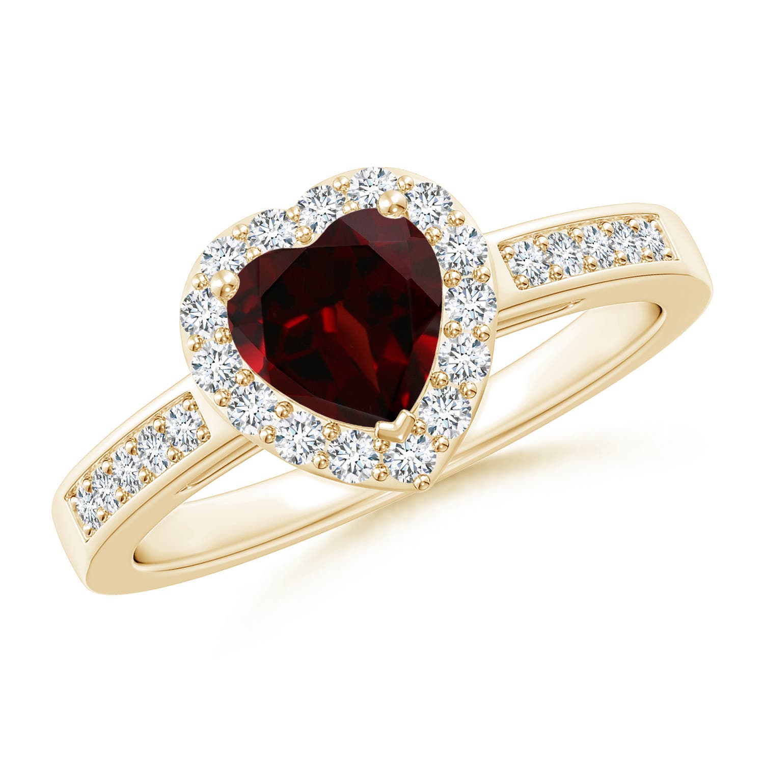 AA - Garnet / 1.18 CT / 14 KT Yellow Gold