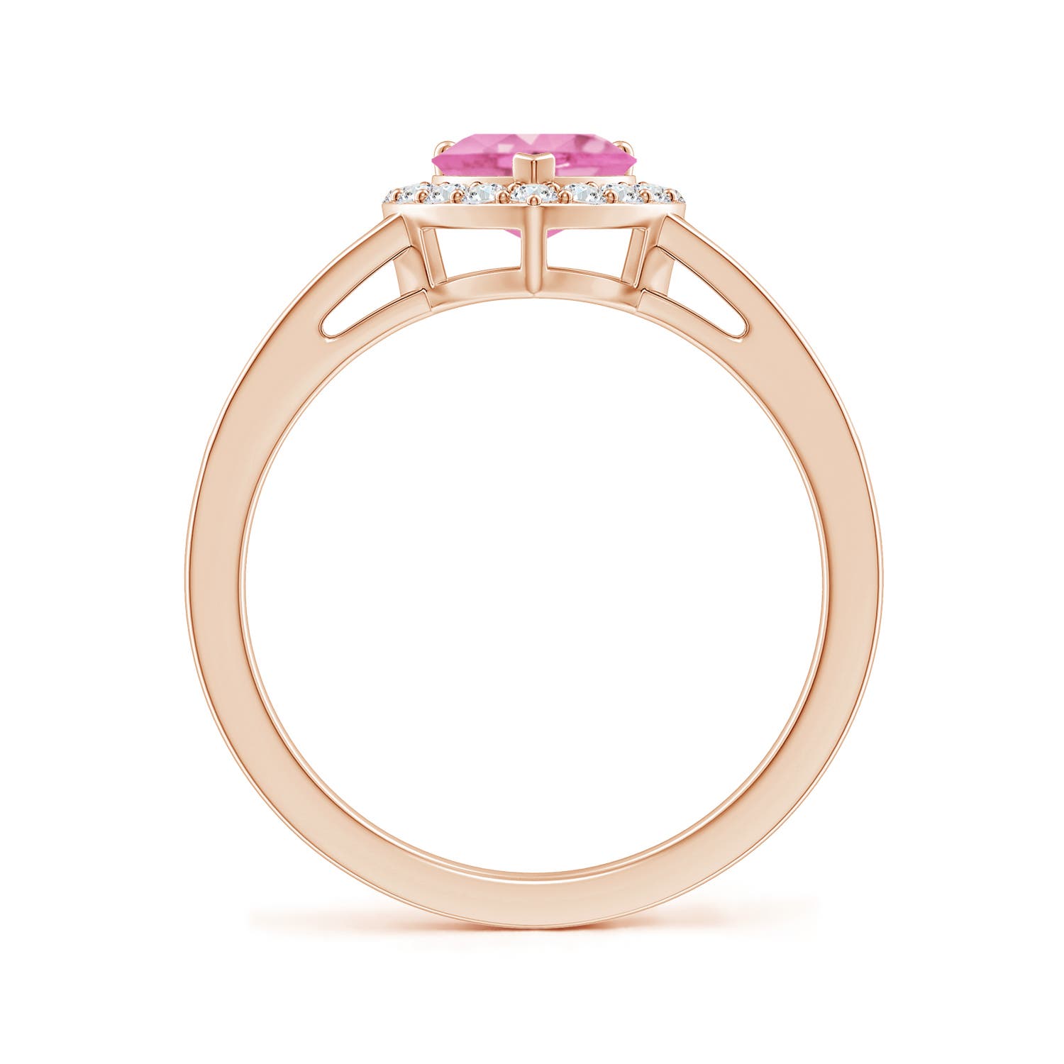 A - Pink Sapphire / 1.08 CT / 14 KT Rose Gold