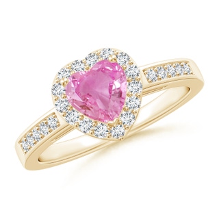 Heart AA Pink Sapphire