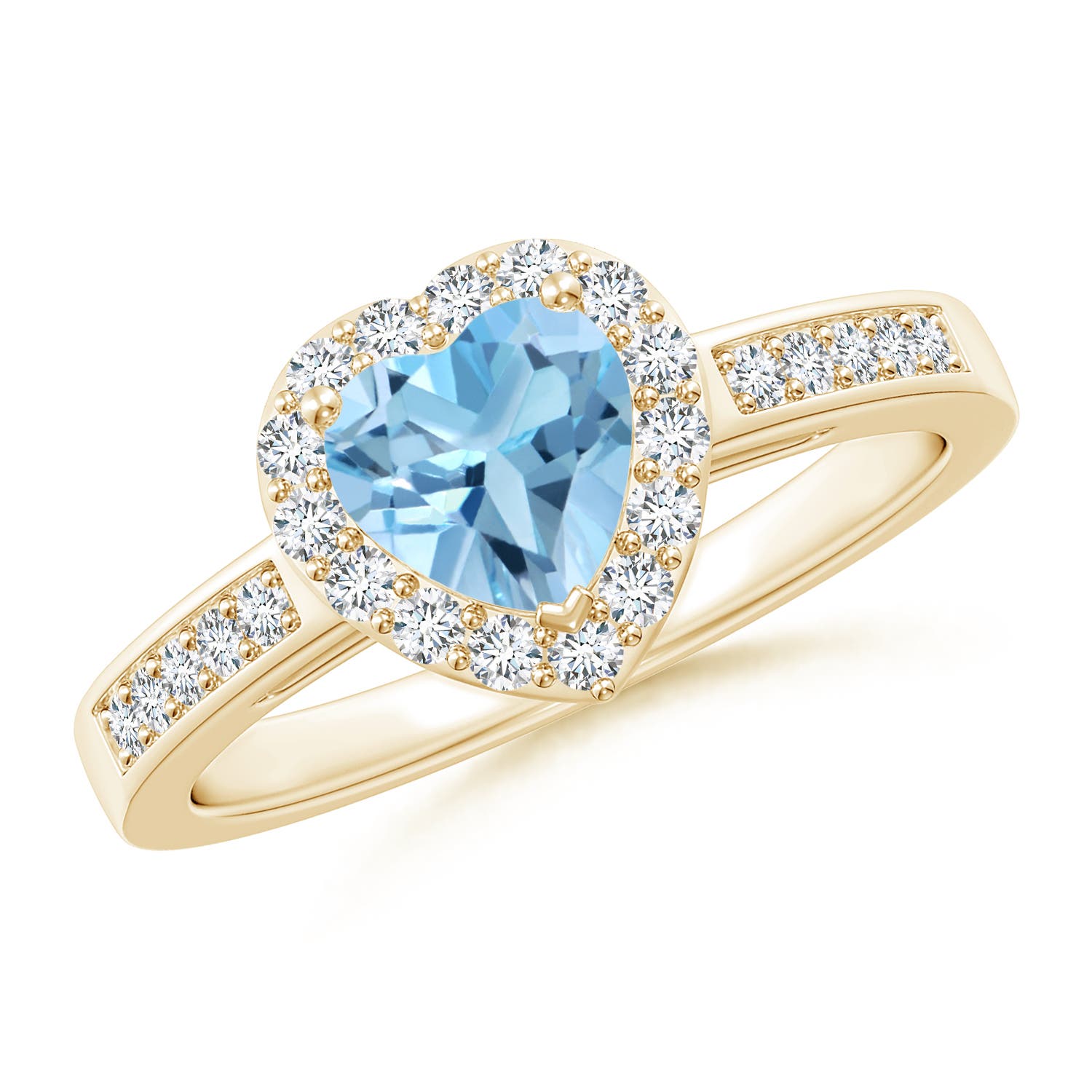 A - Swiss Blue Topaz / 1.2 CT / 14 KT Yellow Gold