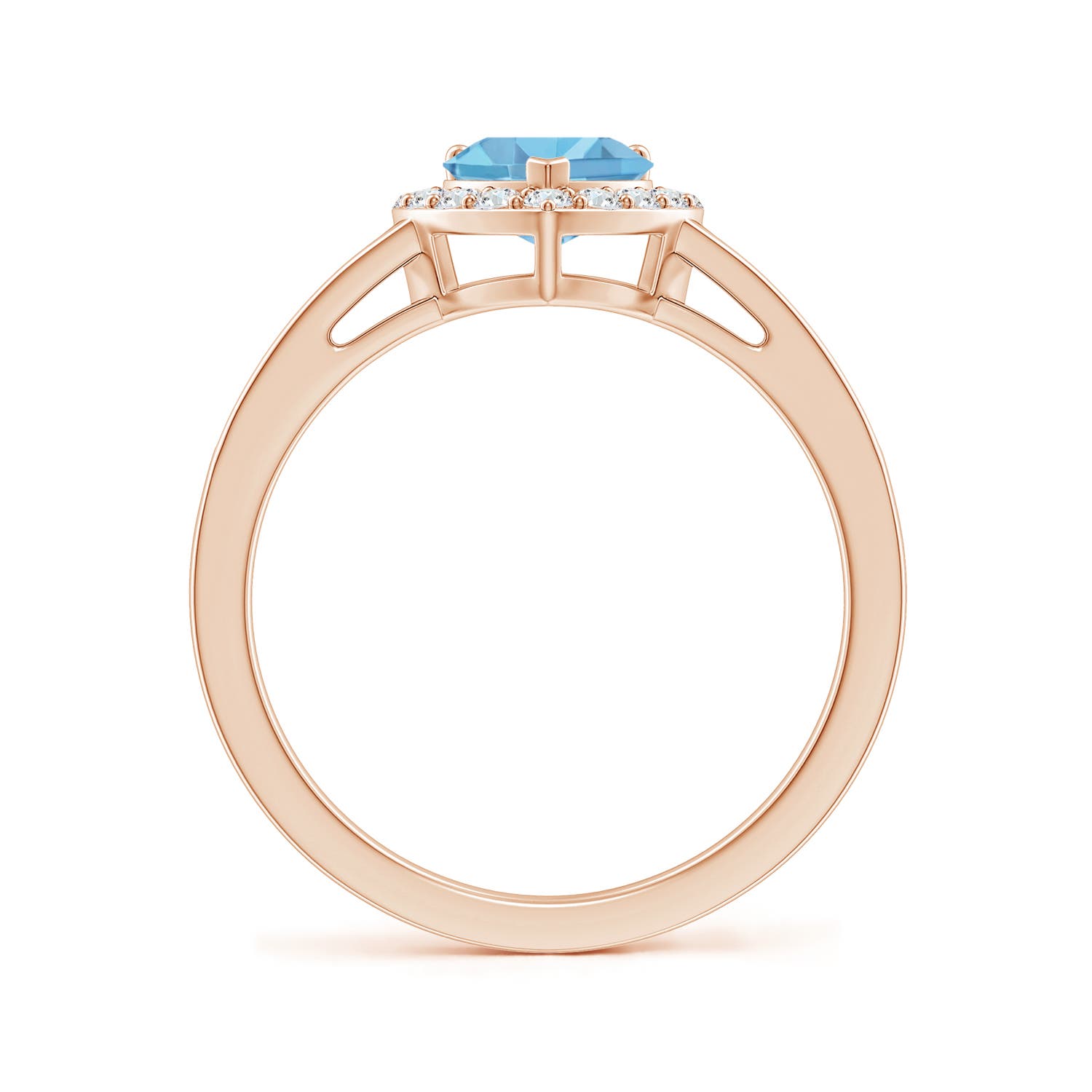 AA - Swiss Blue Topaz / 1.2 CT / 14 KT Rose Gold