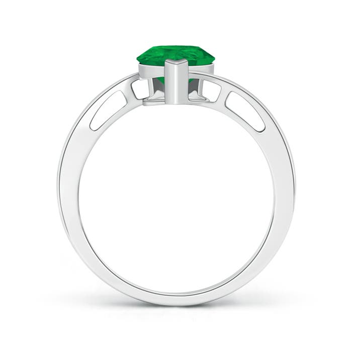 AA - Emerald / 1.5 CT / 14 KT White Gold