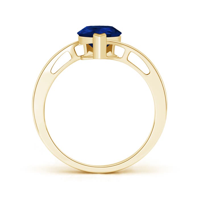 AA - Blue Sapphire / 1.75 CT / 14 KT Yellow Gold