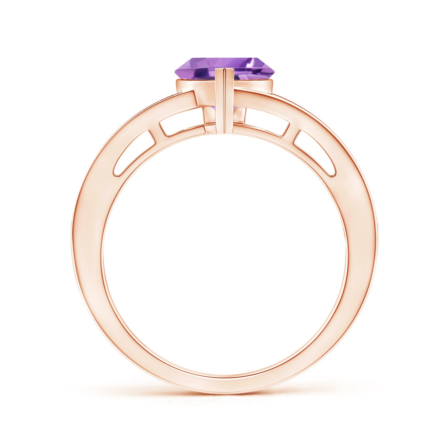 A - Amethyst / 1.2 CT / 14 KT Rose Gold