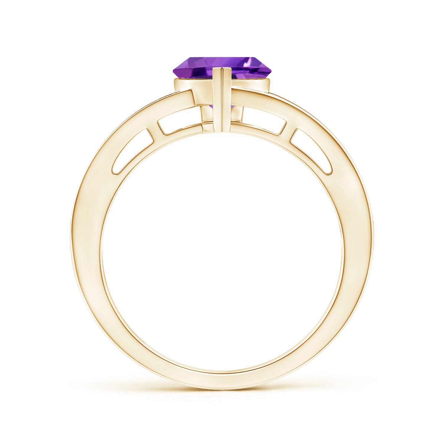 AAA - Amethyst / 1.2 CT / 14 KT Yellow Gold