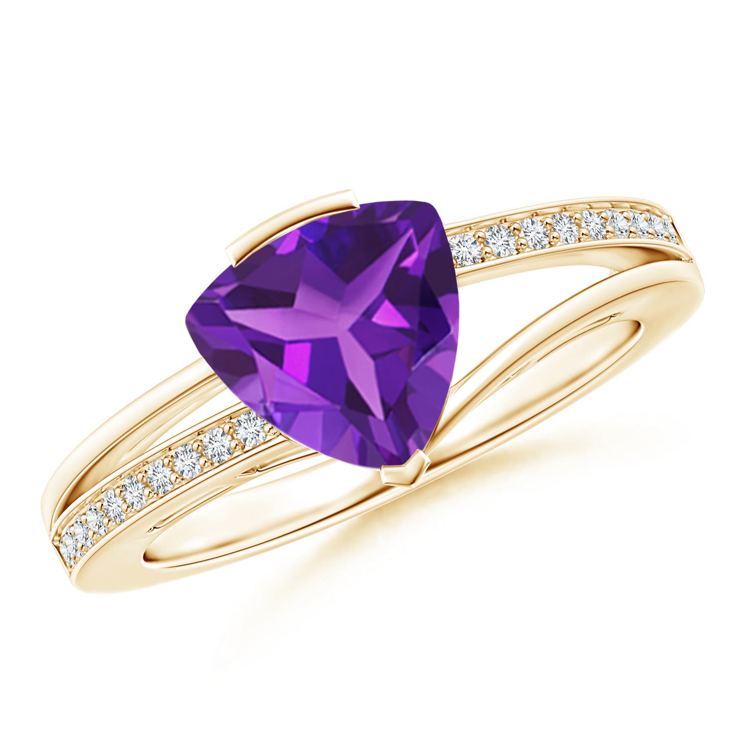 AAAA - Amethyst / 1.7 CT / 14 KT Yellow Gold