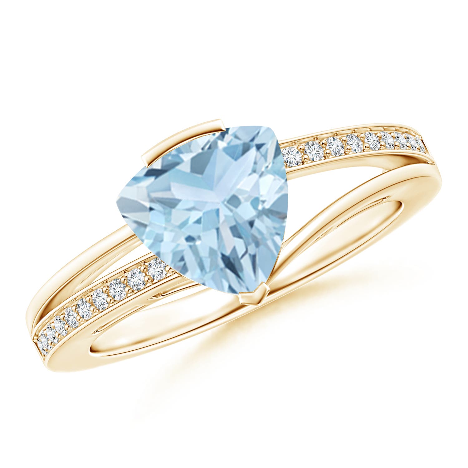 AA - Aquamarine / 1.5 CT / 14 KT Yellow Gold