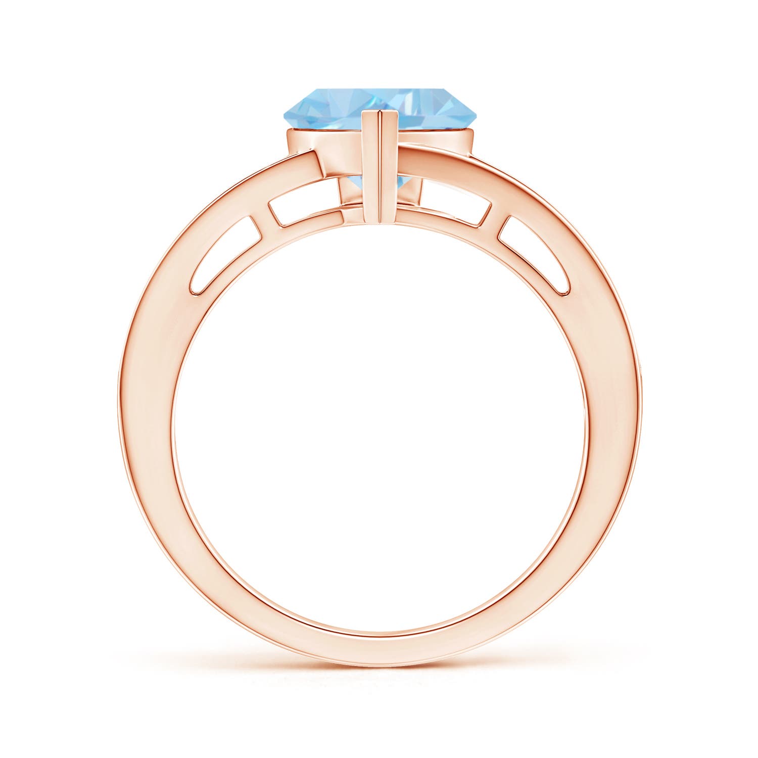 AAA - Aquamarine / 1.5 CT / 14 KT Rose Gold