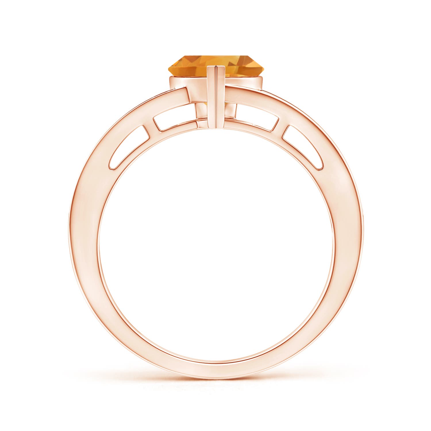 A - Citrine / 1.02 CT / 14 KT Rose Gold