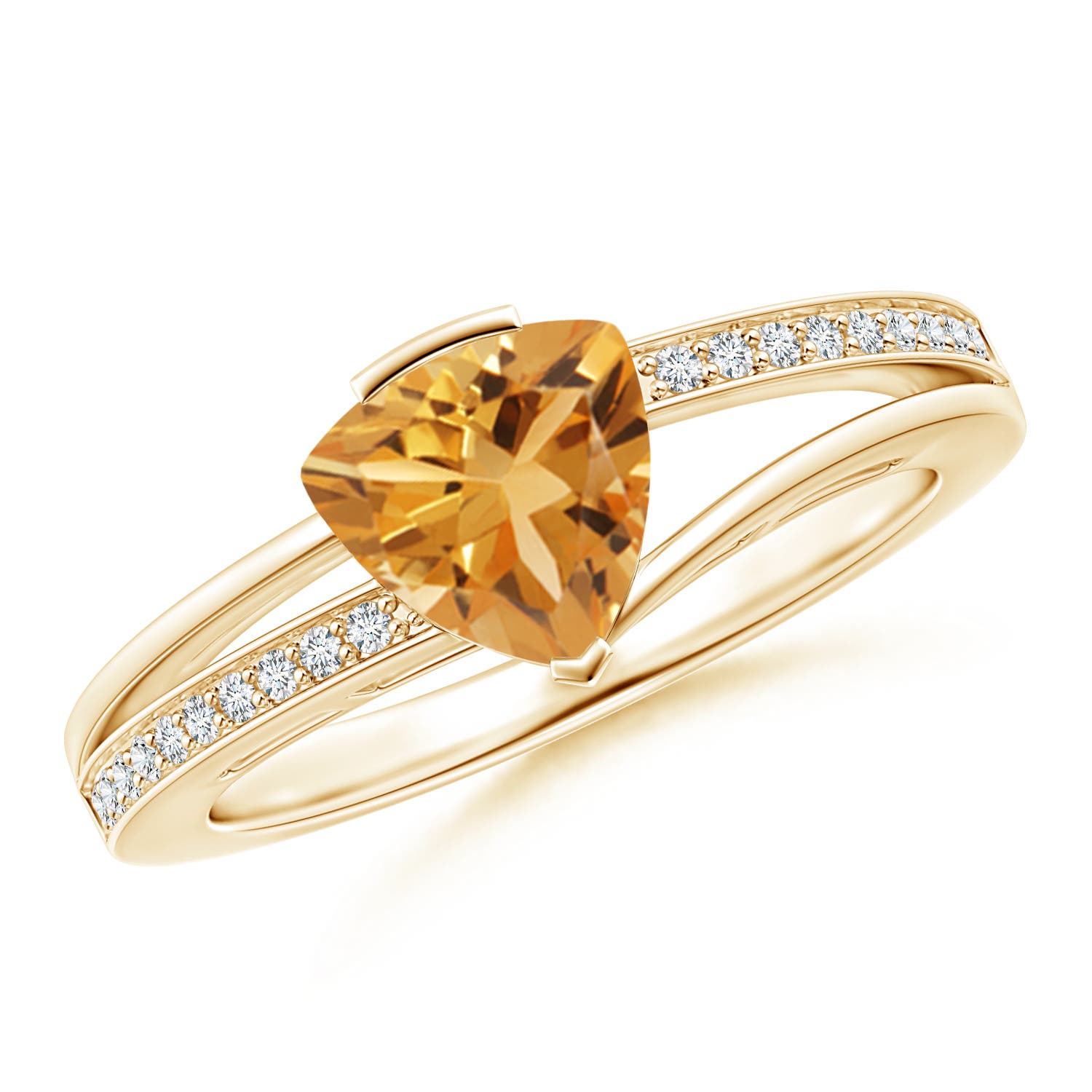 A - Citrine / 1.02 CT / 14 KT Yellow Gold