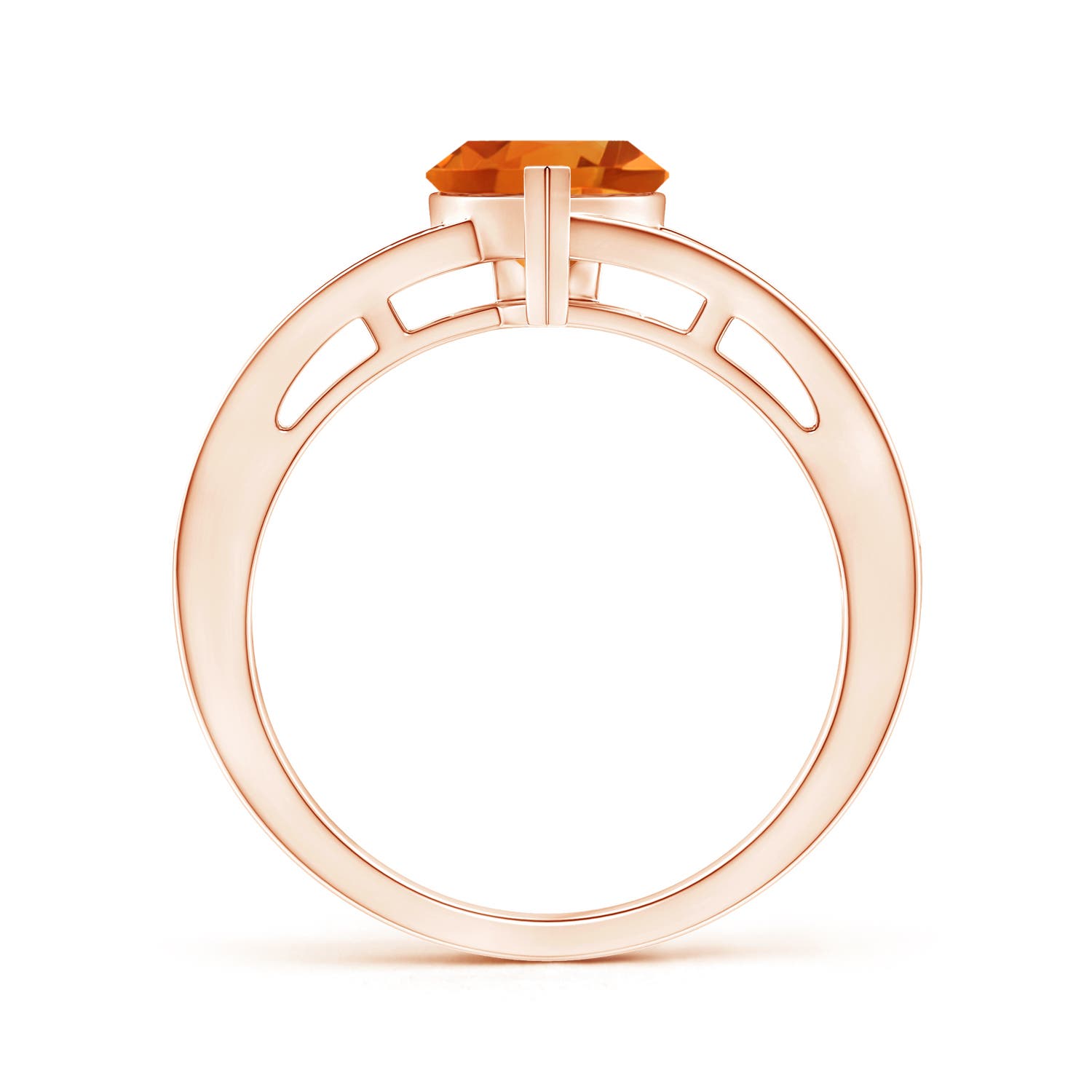 AAA - Citrine / 1.02 CT / 14 KT Rose Gold