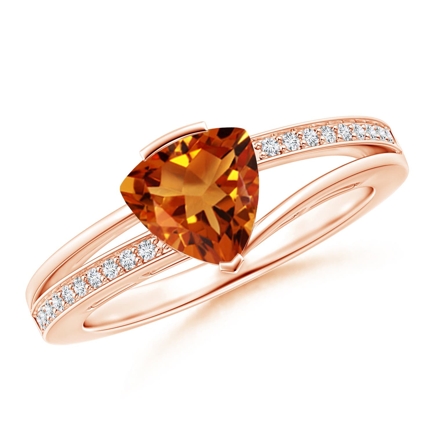 AAAA - Citrine / 1.02 CT / 14 KT Rose Gold