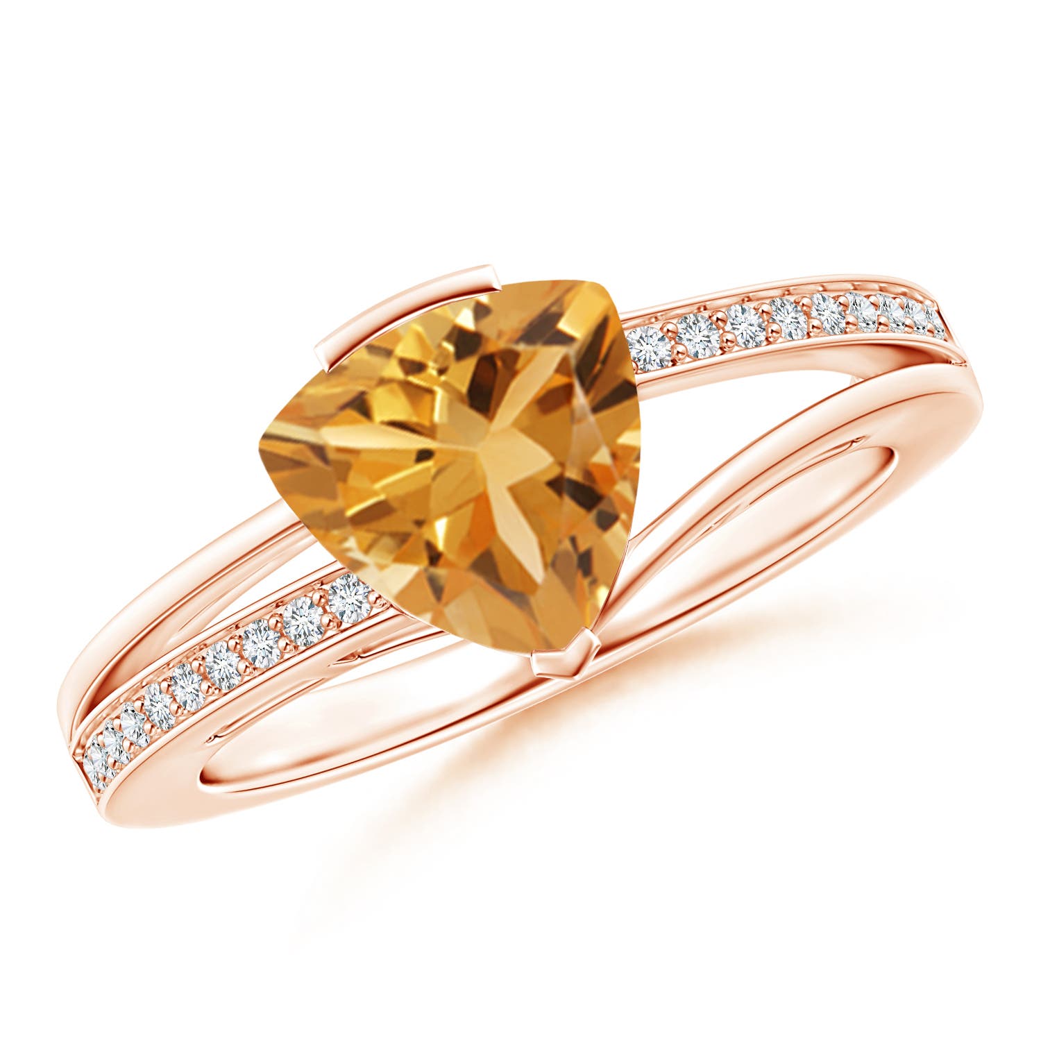 A - Citrine / 1.5 CT / 14 KT Rose Gold