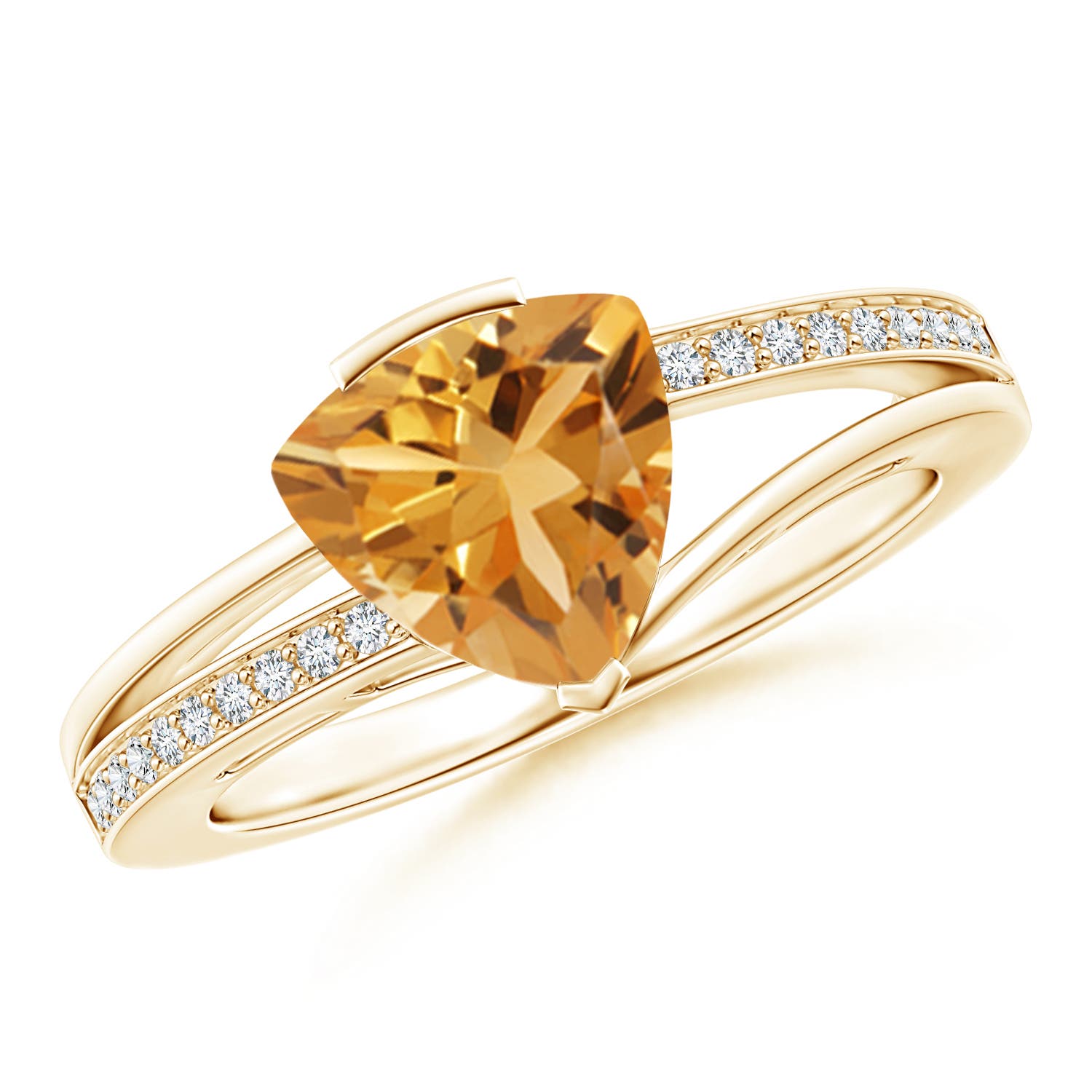 A - Citrine / 1.5 CT / 14 KT Yellow Gold