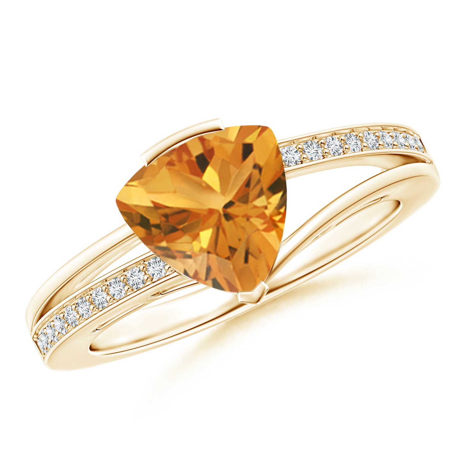 AA - Citrine / 1.5 CT / 14 KT Yellow Gold