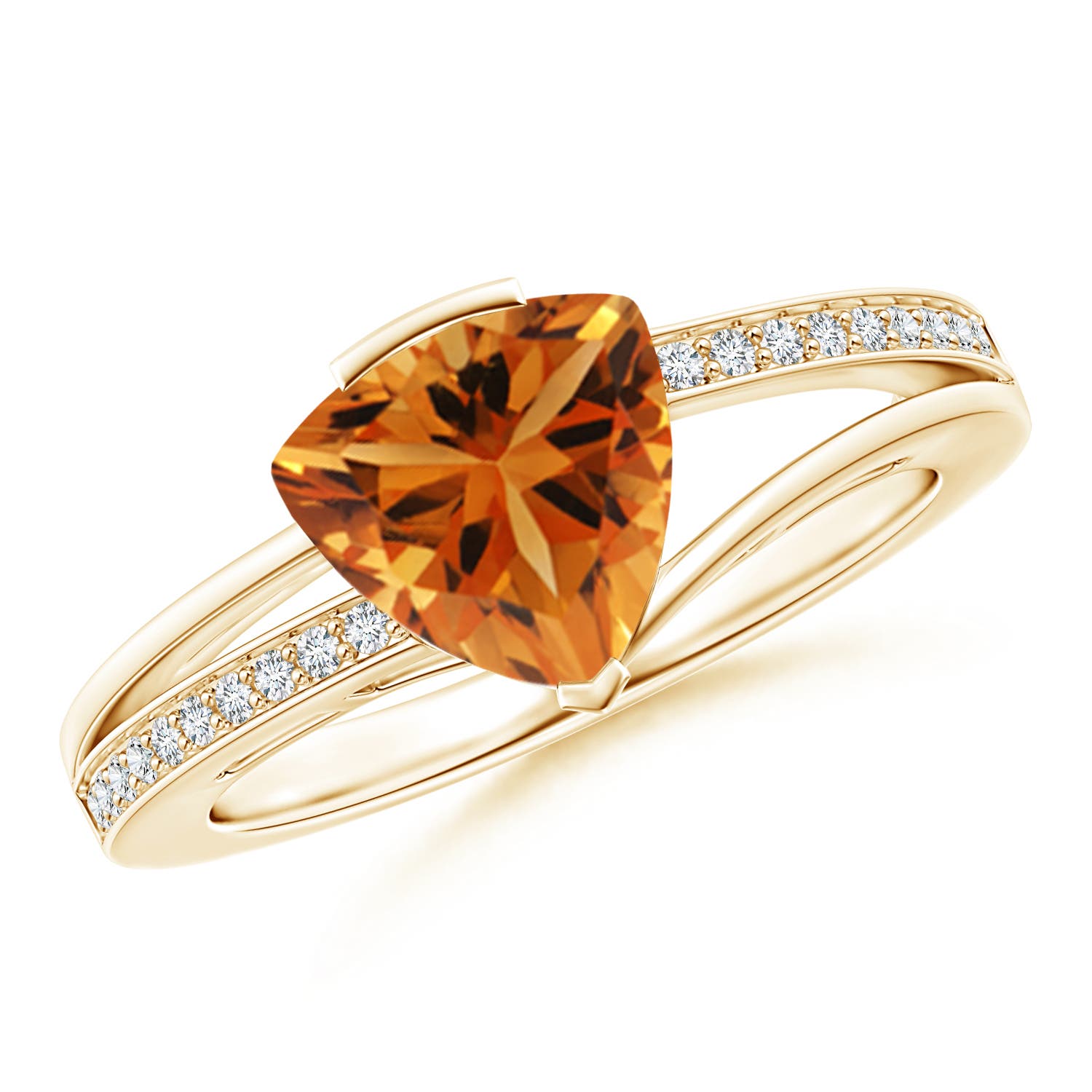 AAA - Citrine / 1.5 CT / 14 KT Yellow Gold