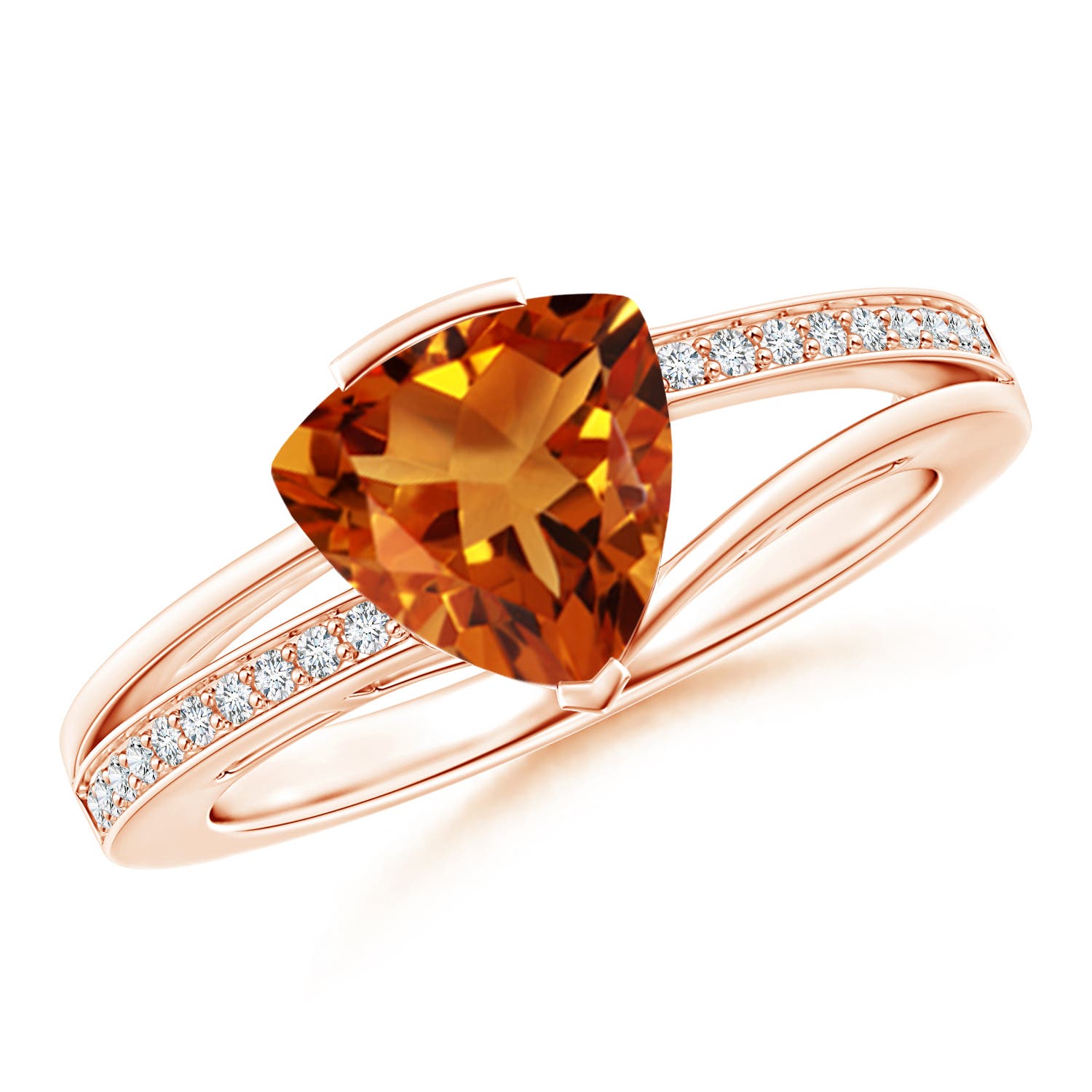 AAAA - Citrine / 1.5 CT / 14 KT Rose Gold