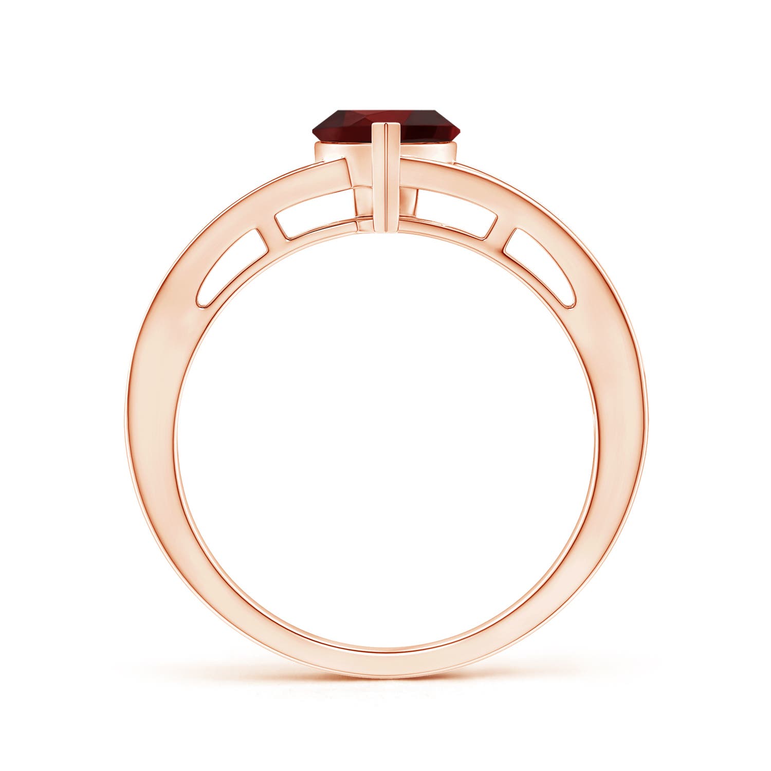 AAA - Garnet / 0.95 CT / 14 KT Rose Gold