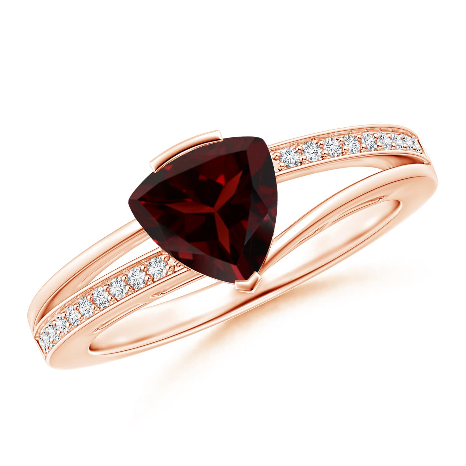 A - Garnet / 1.4 CT / 14 KT Rose Gold