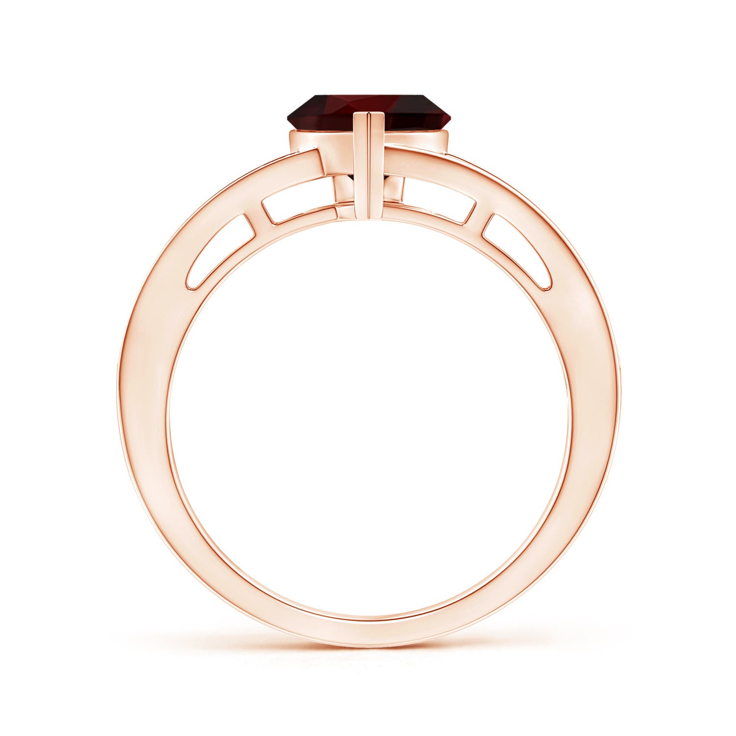 A - Garnet / 1.4 CT / 14 KT Rose Gold