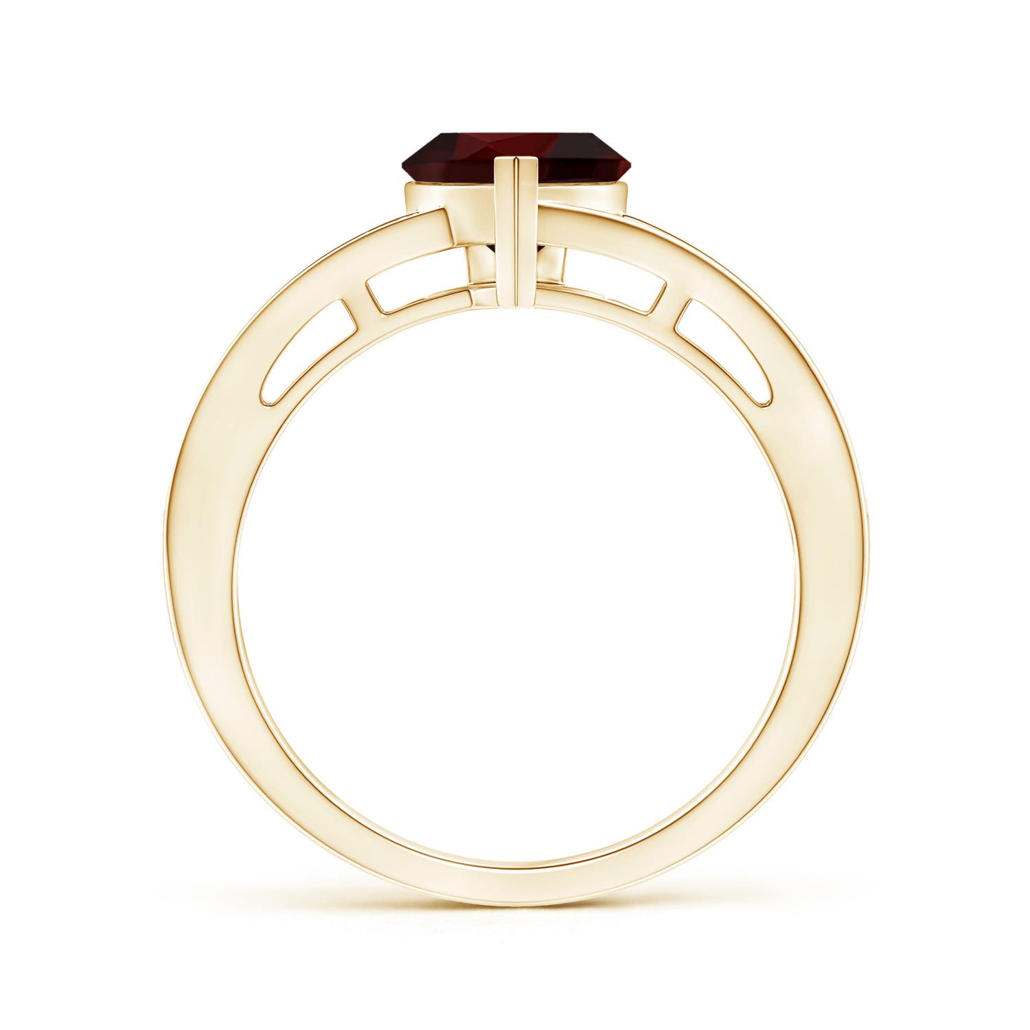 A - Garnet / 1.4 CT / 14 KT Yellow Gold