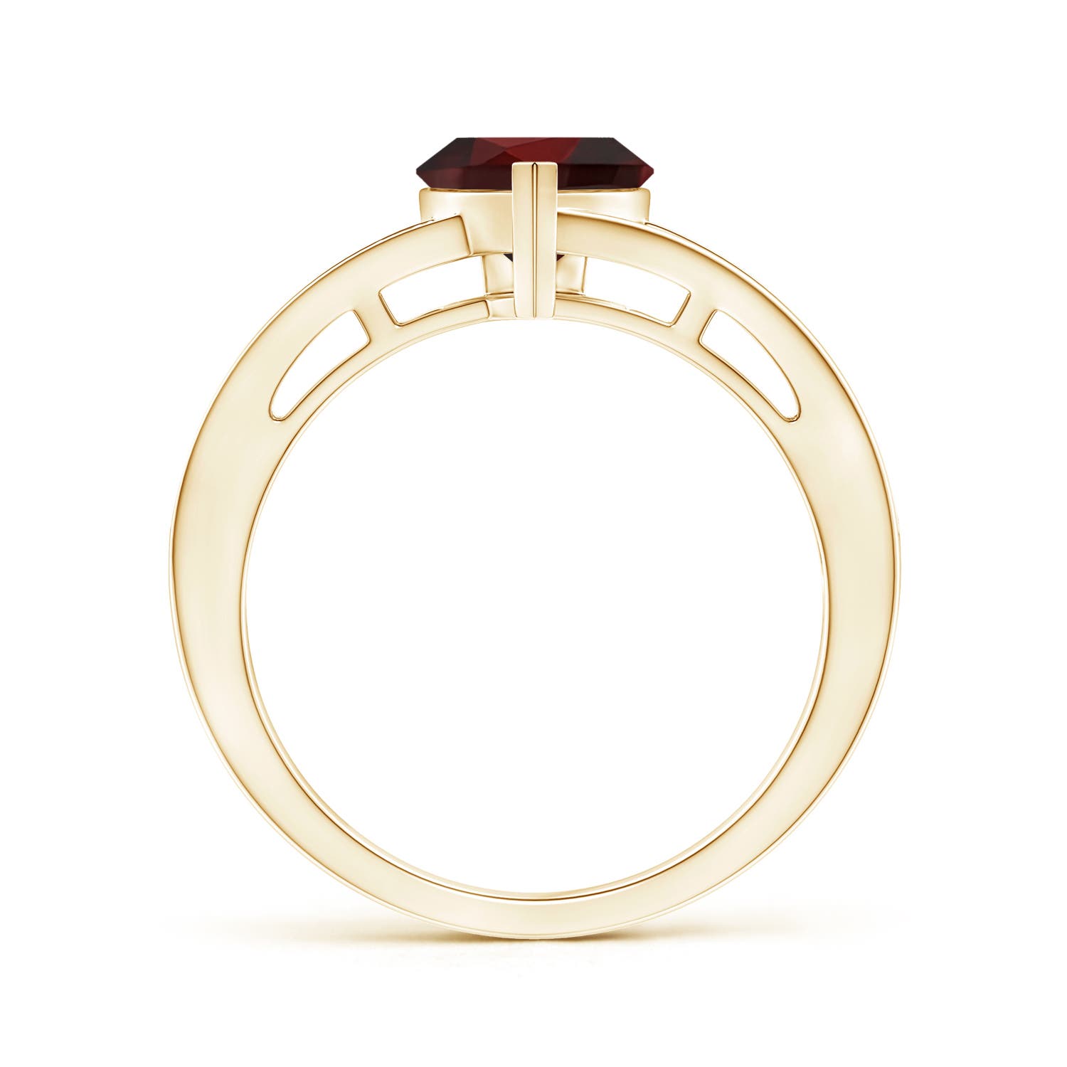 AA - Garnet / 1.4 CT / 14 KT Yellow Gold