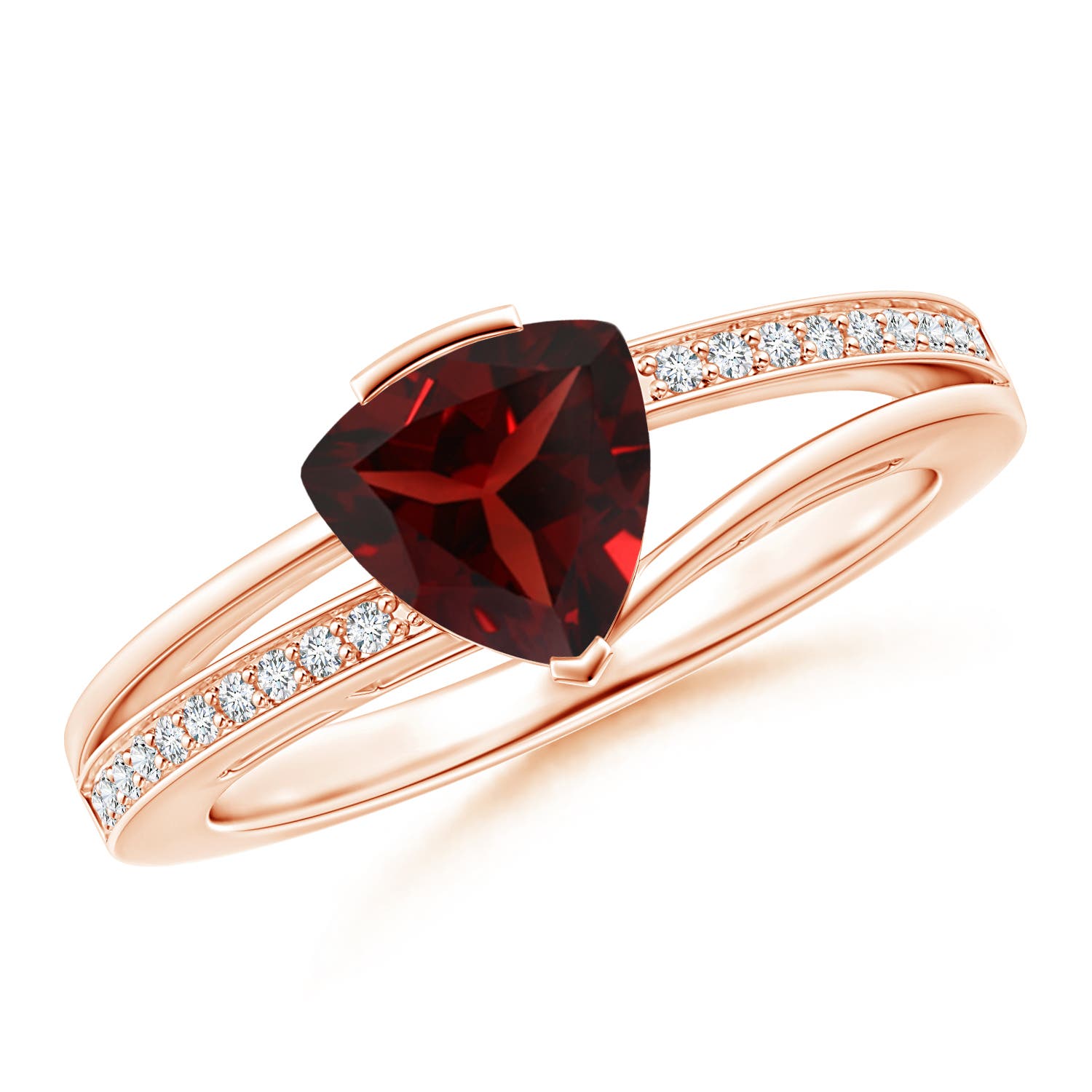 AAA - Garnet / 1.4 CT / 14 KT Rose Gold