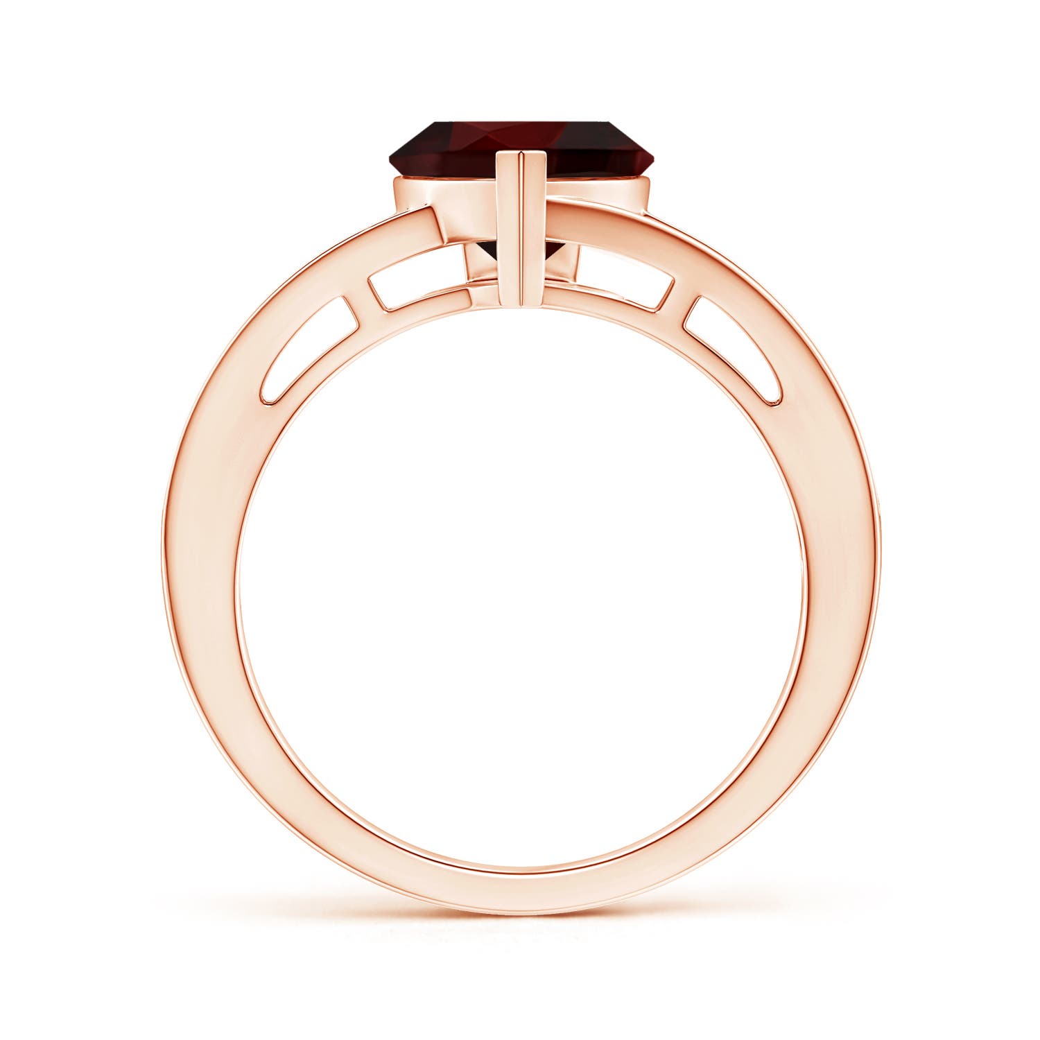 A - Garnet / 2 CT / 14 KT Rose Gold