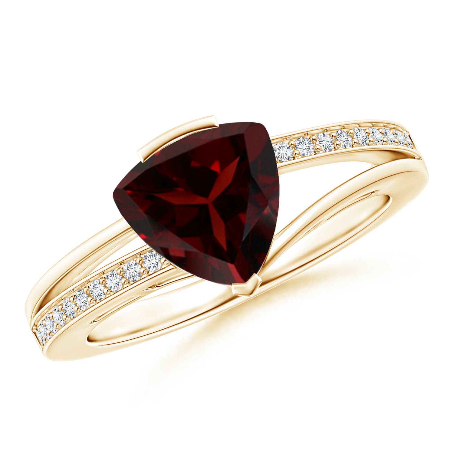 A - Garnet / 2 CT / 14 KT Yellow Gold