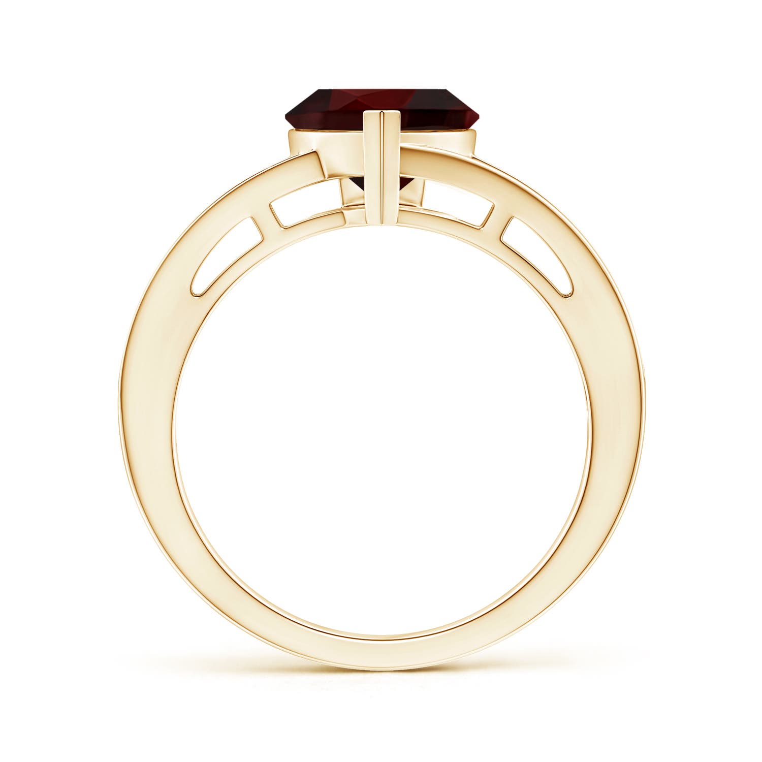 A - Garnet / 2 CT / 14 KT Yellow Gold