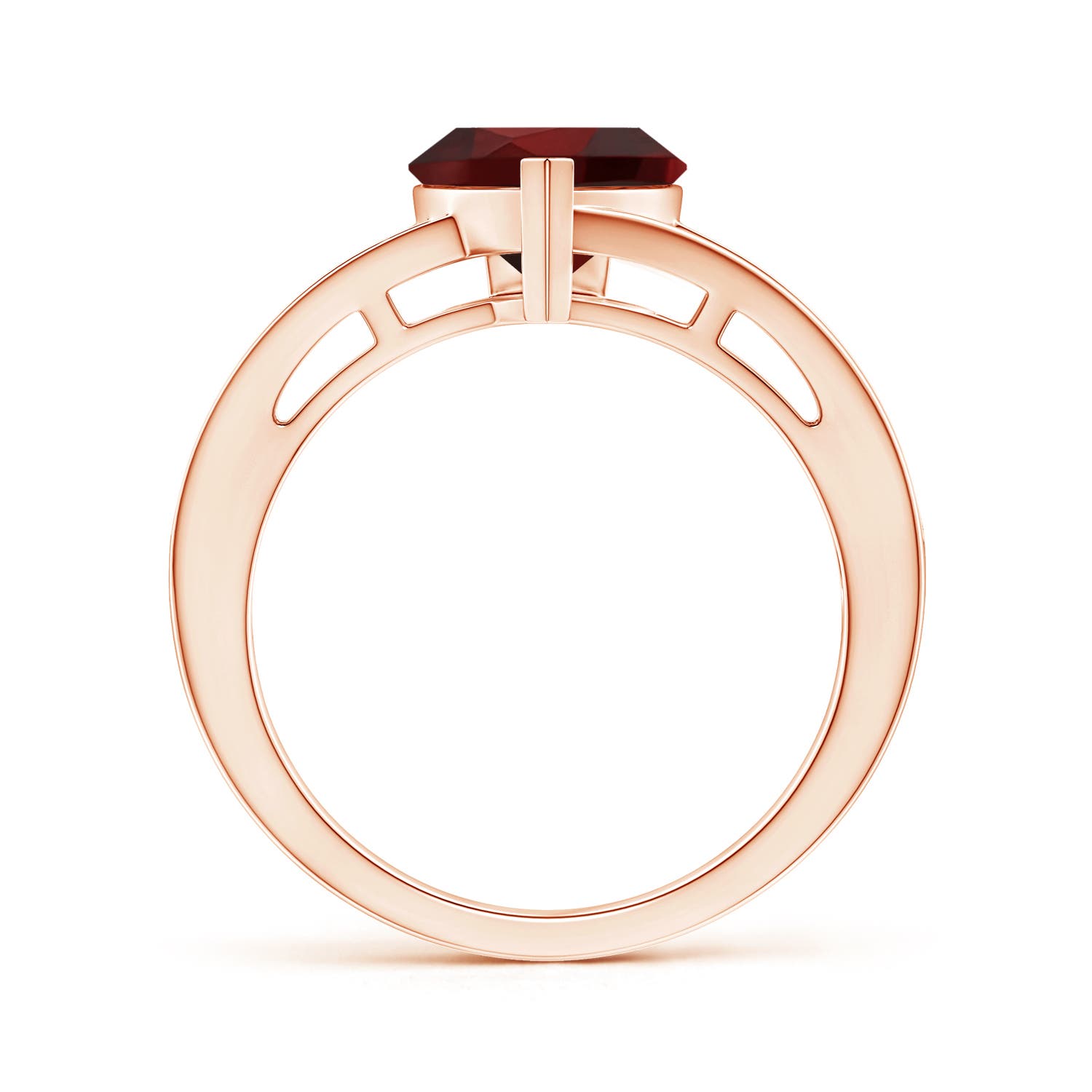 AAA - Garnet / 2 CT / 14 KT Rose Gold