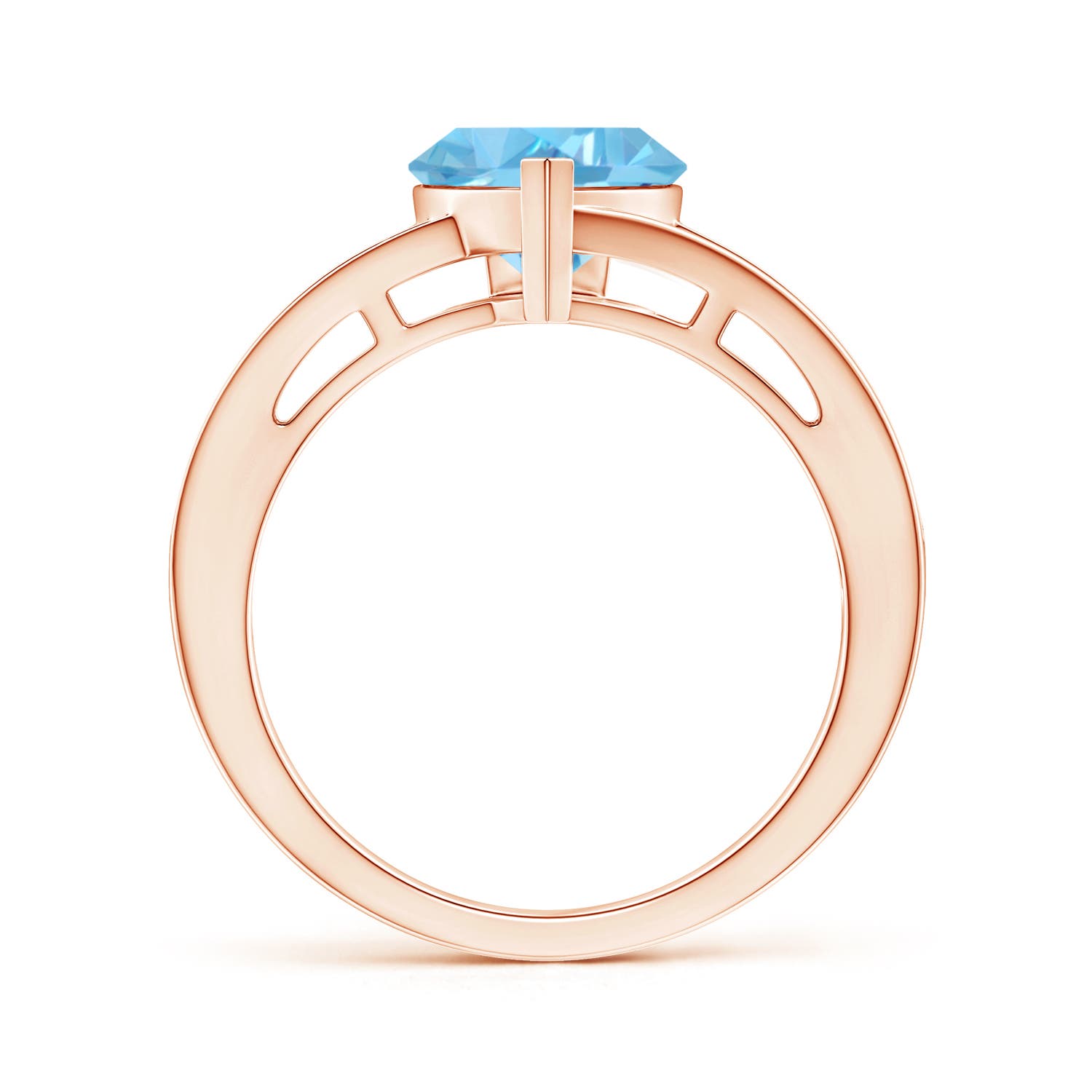 AA - Swiss Blue Topaz / 2.3 CT / 14 KT Rose Gold