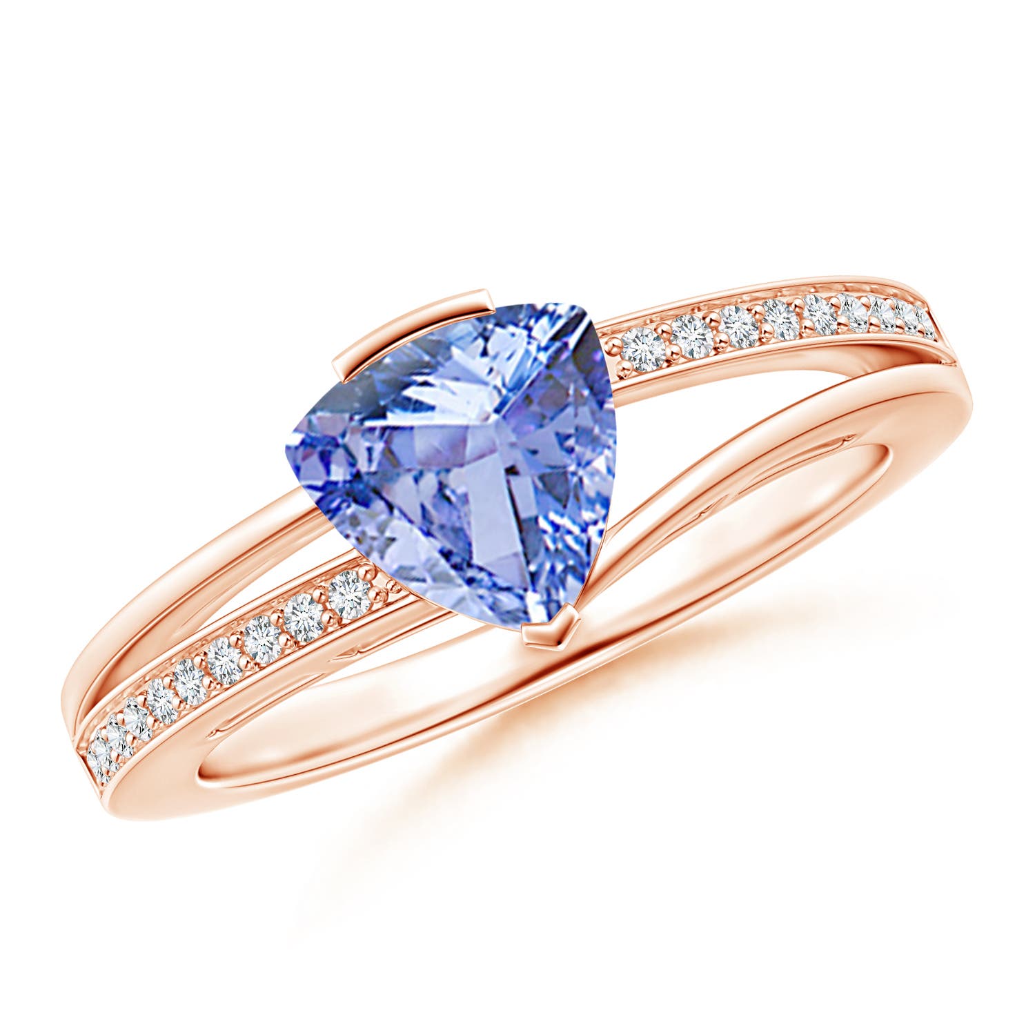 A - Tanzanite / 1.3 CT / 14 KT Rose Gold