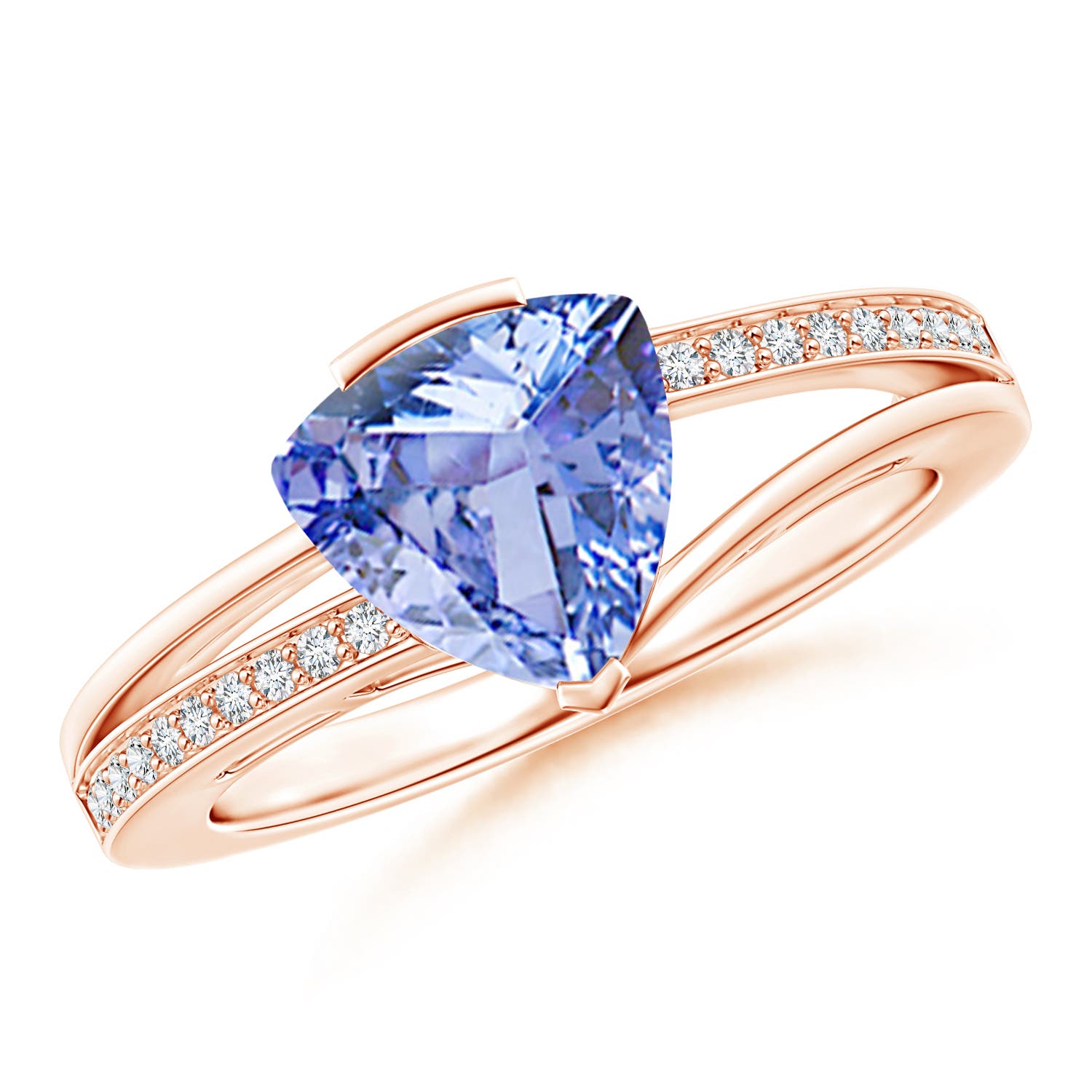 A - Tanzanite / 1.9 CT / 14 KT Rose Gold