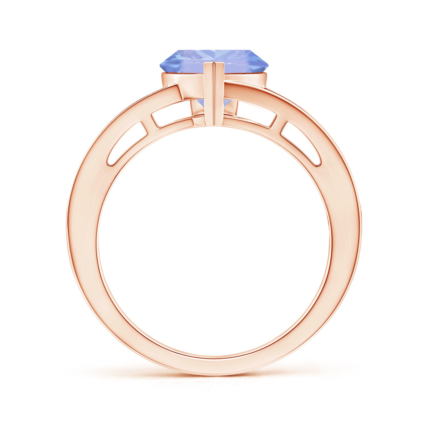 A - Tanzanite / 1.9 CT / 14 KT Rose Gold