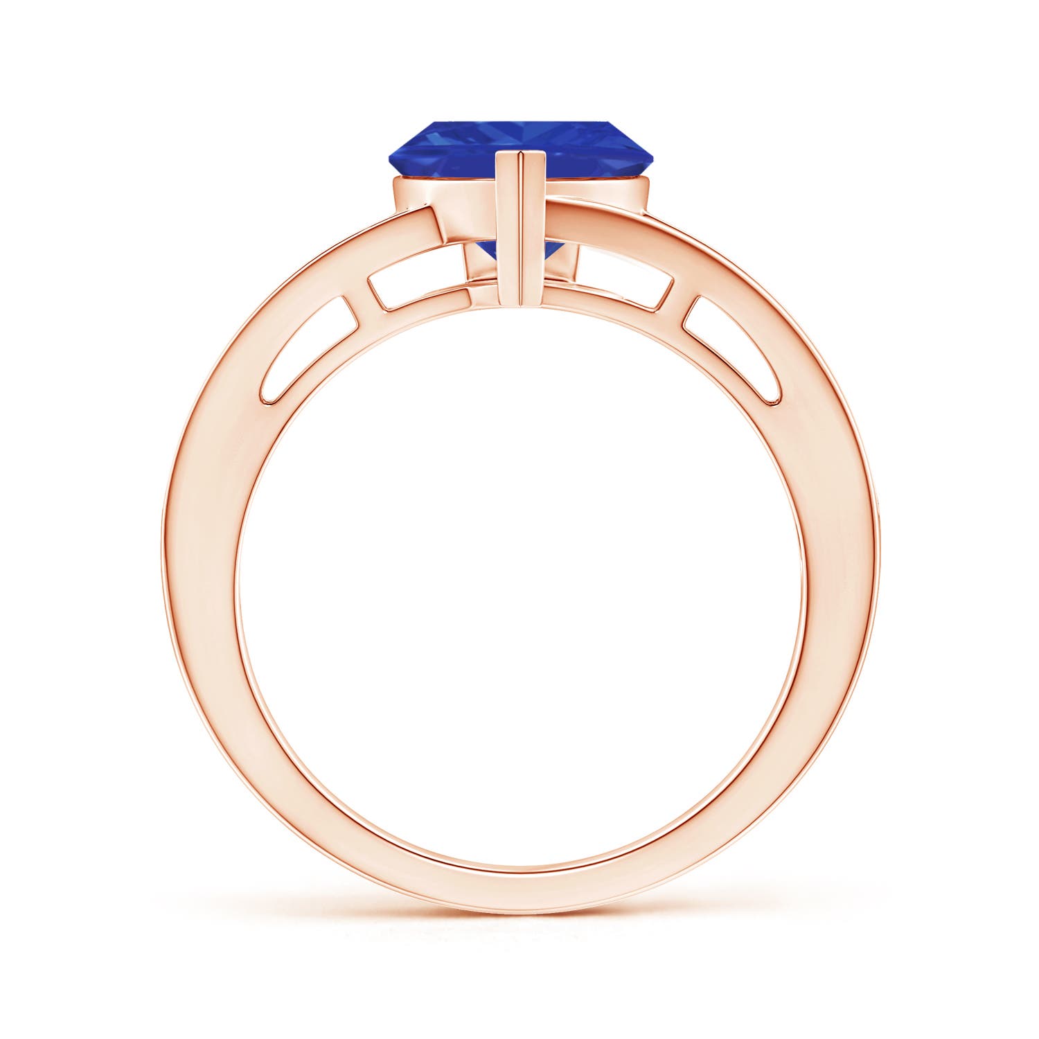 AAA - Tanzanite / 1.9 CT / 14 KT Rose Gold