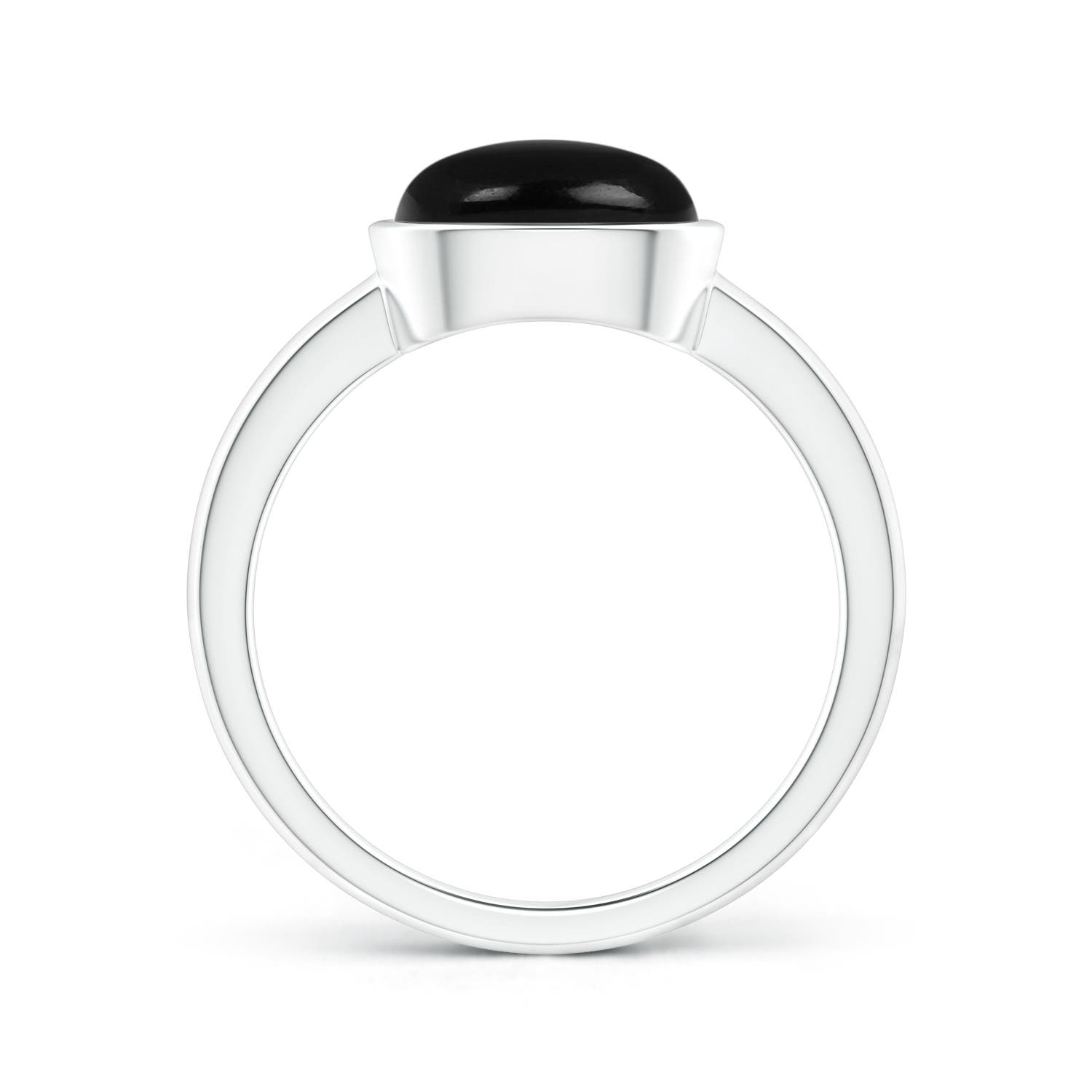 AAA - Black Onyx / 3.5 CT / 14 KT White Gold