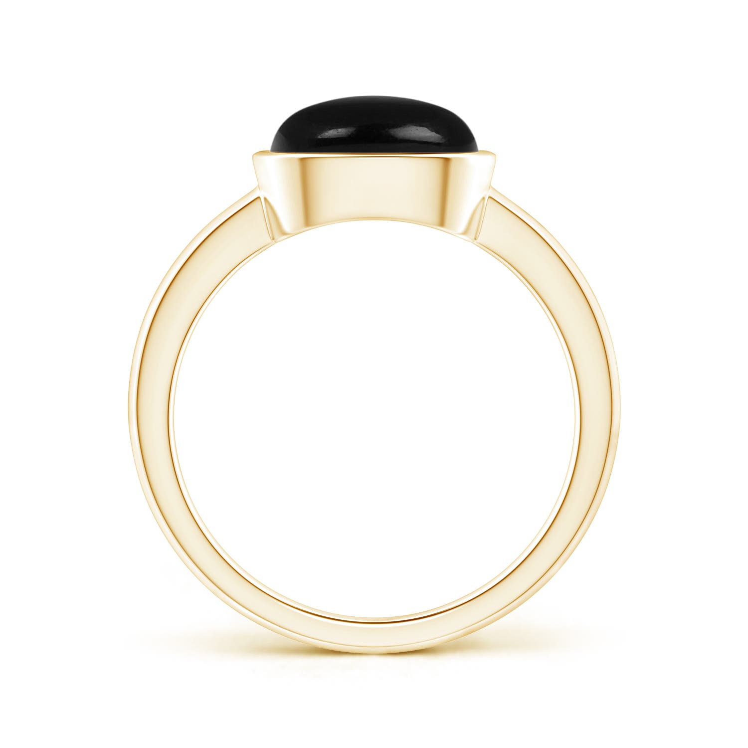 AAA - Black Onyx / 3.5 CT / 14 KT Yellow Gold