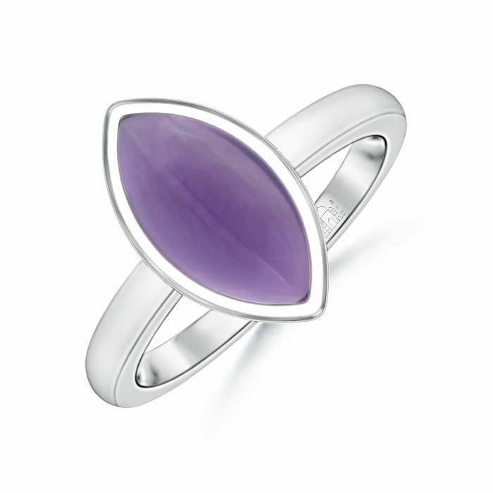 AA - Amethyst / 2.1 CT / 14 KT White Gold