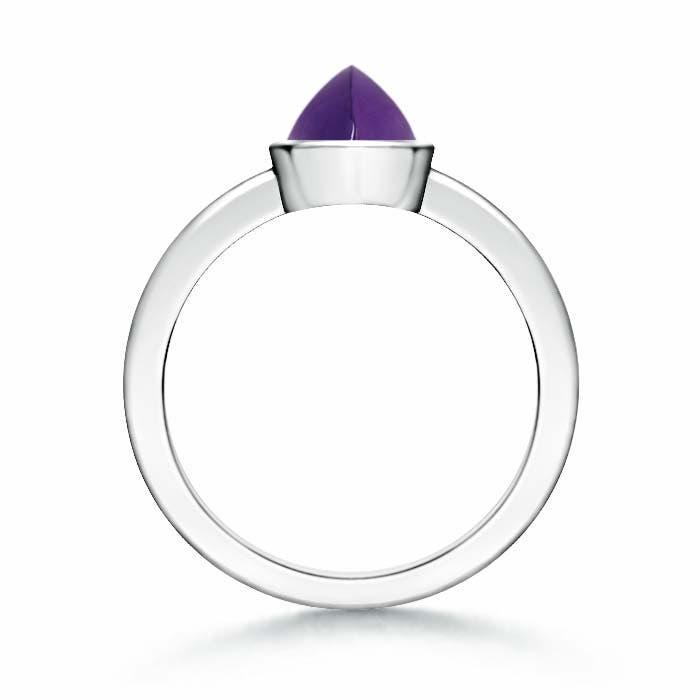 AA - Amethyst / 2.1 CT / 14 KT White Gold