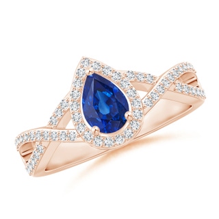 Pear AAA Blue Sapphire