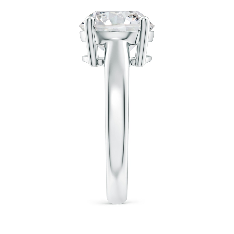 10.1mm HSI2 Round Diamond Solitaire Engagement Ring in P950 Platinum side 299